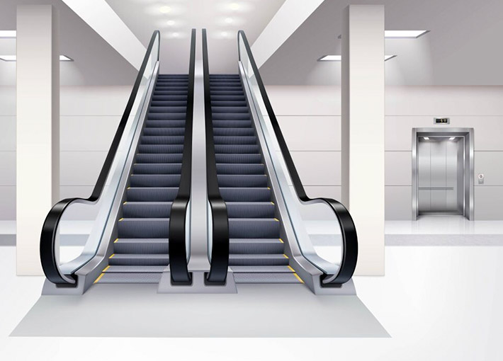 Stator al motorului de tracțiune a liftului și miezul rotorului